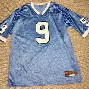Nike UNC Football Jersey #9 sz L